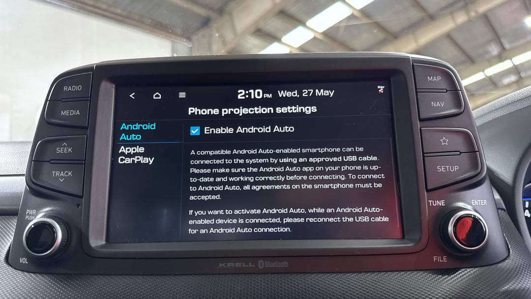 2019 Hyundai Kona Elite (FWD), Automatic, 117132 km, Android/Apple Car Play