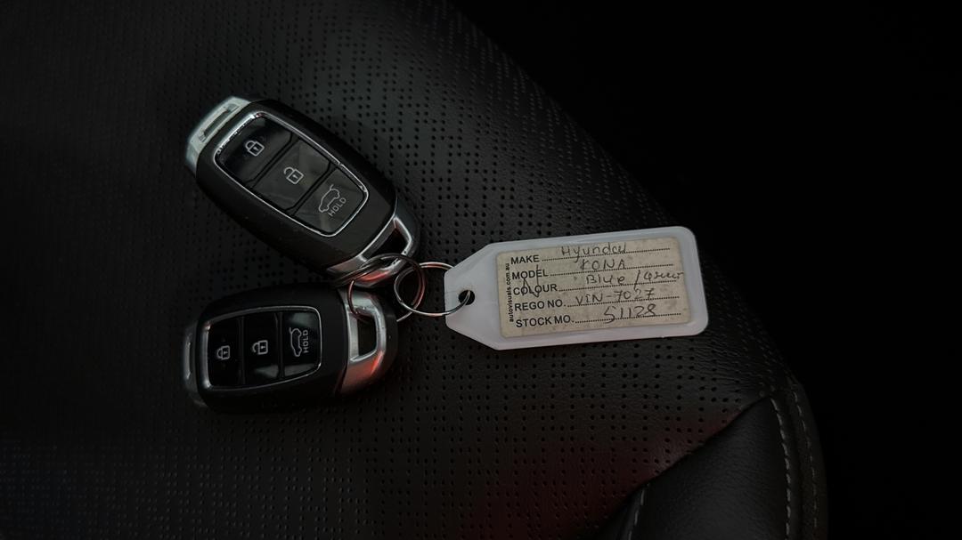 2019 Hyundai Kona Elite (FWD), Automatic, 117132 km, Key Close-up