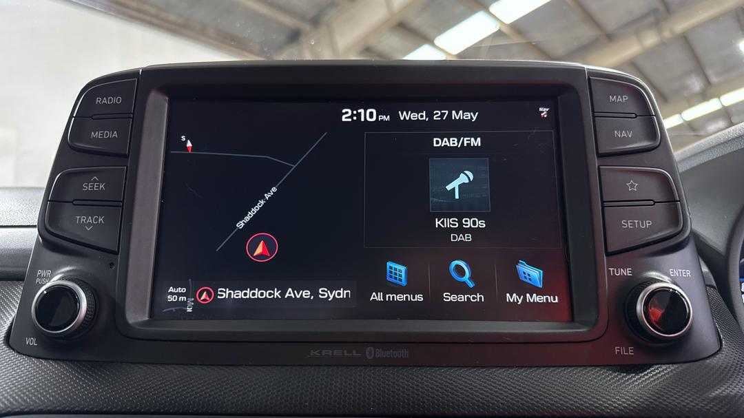 2019 Hyundai Kona Elite (FWD), Automatic, 117132 km, Infotainment System