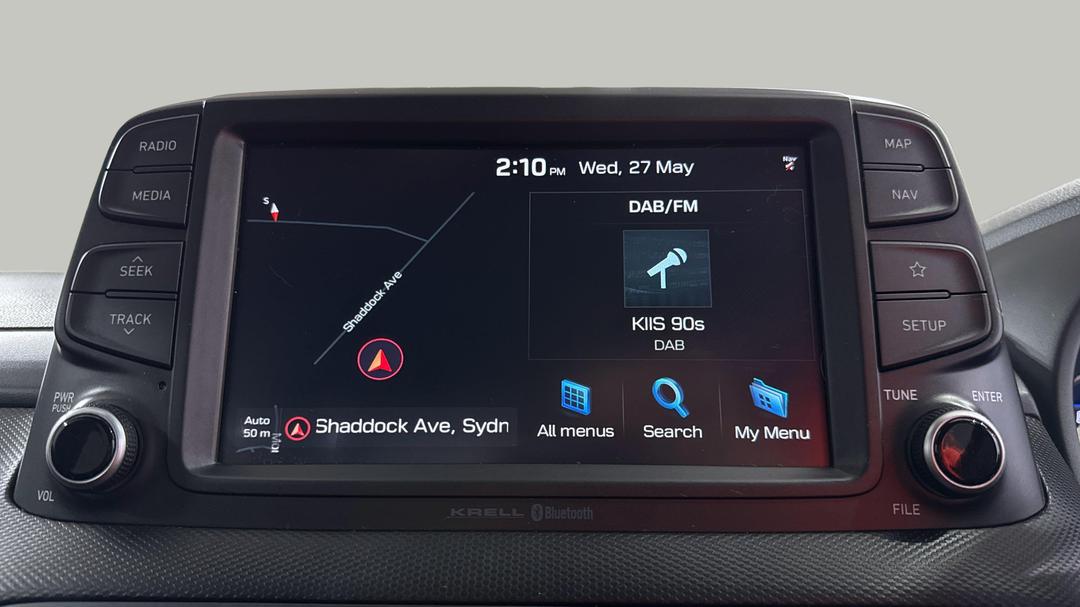 2019 Hyundai Kona Elite (FWD), Automatic, 117132 km, Infotainment System