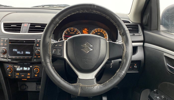 2011 Maruti Swift ZXI D, Petrol, Manual, 47,595 km, Steering Wheel Close Up