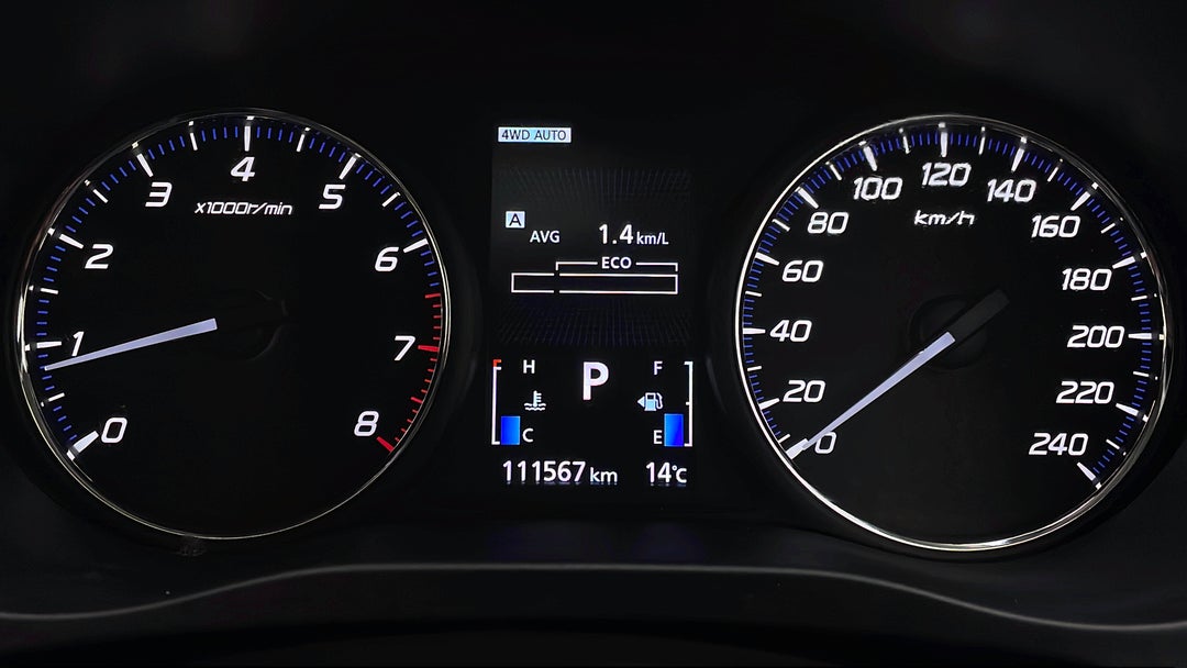 2016 Mitsubishi Outlander Exceed (4x4), Automatic, 111567 km, Odometer View