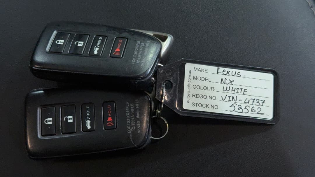 2020 Lexus Nx300 Luxury (FWD), Automatic, 84276 km, Key Close-up