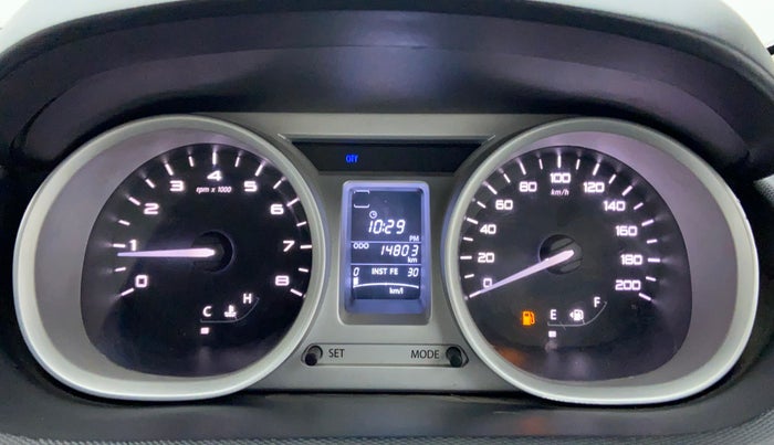 2016 Tata Tiago XZ 1.2 REVOTRON, Petrol, Manual, 14,724 km, Odometer Image
