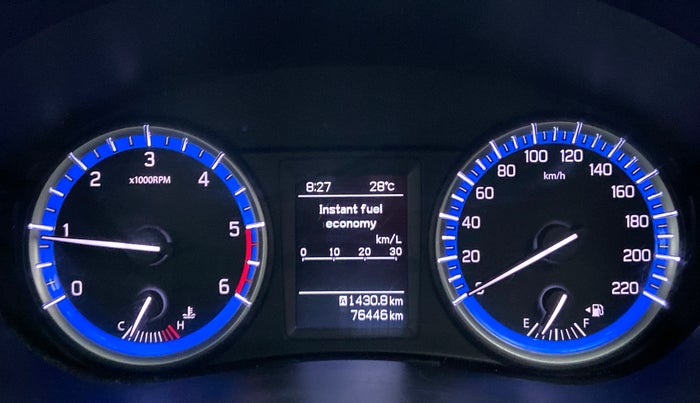 2017 Maruti S Cross ZETA 1.3, Diesel, Manual, 76,472 km, Odometer Image