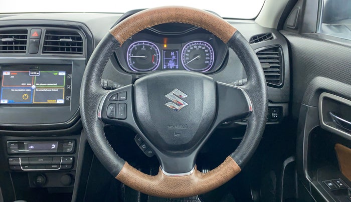 2018 Maruti Vitara Brezza ZDI + AMT, Diesel, Automatic, 34,843 km, Steering Wheel Close Up
