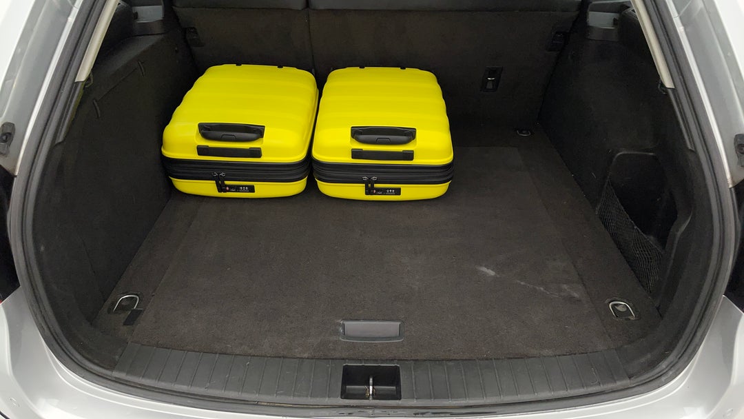 Boot Inside View with Luggage