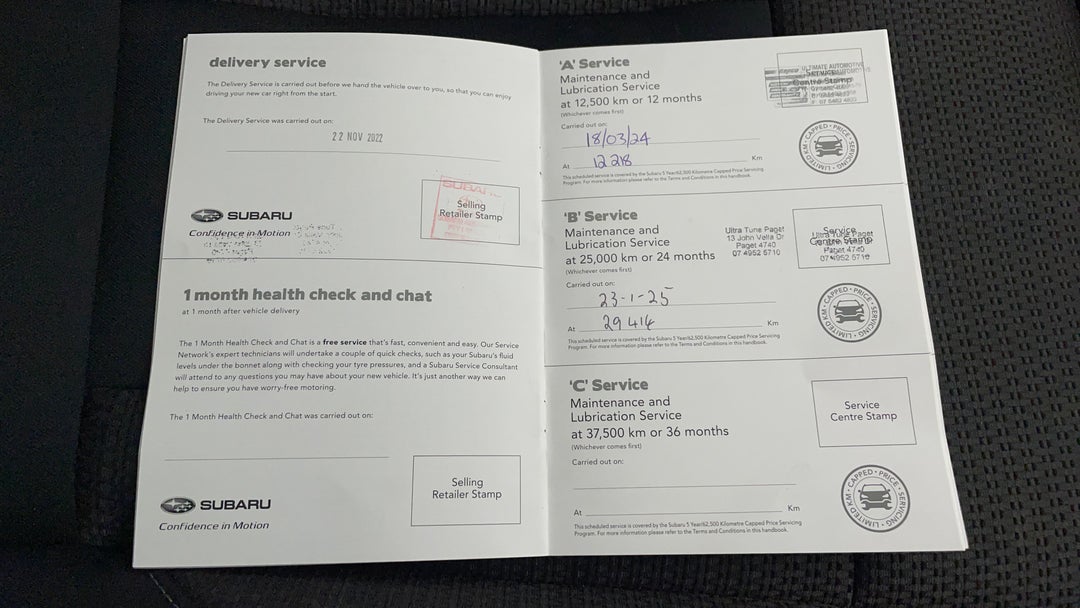 2022 Subaru Outback 2.5i Awd, Automatic, 33732 km, Service History