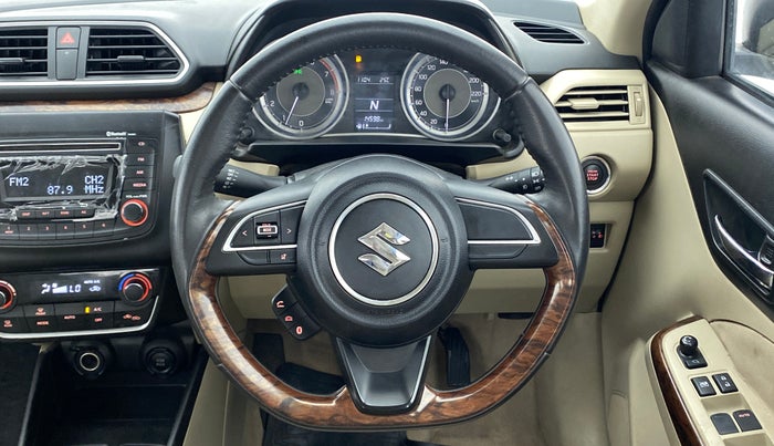 2017 Maruti Dzire ZXI AMT, Petrol, Automatic, 13,767 km, Steering Wheel Close Up