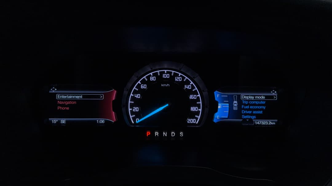 2019 Ford Ranger Xlt 3.2 (4x4), Automatic, 147323 km, Odometer View