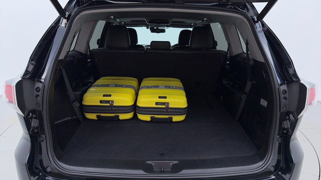 Boot Inside View with Luggage