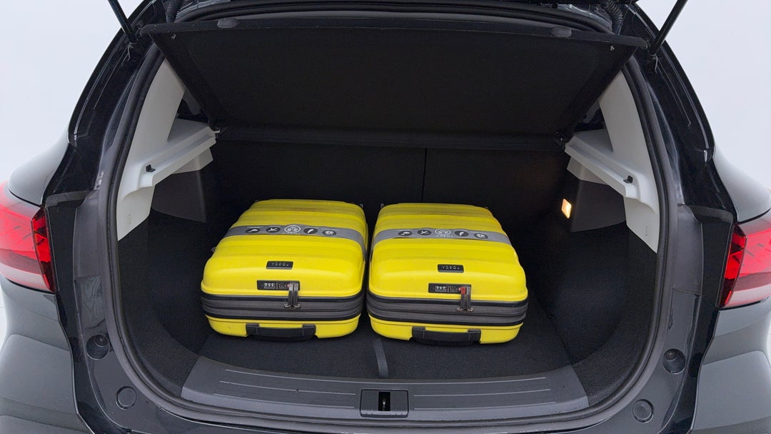 Boot Inside View with Luggage