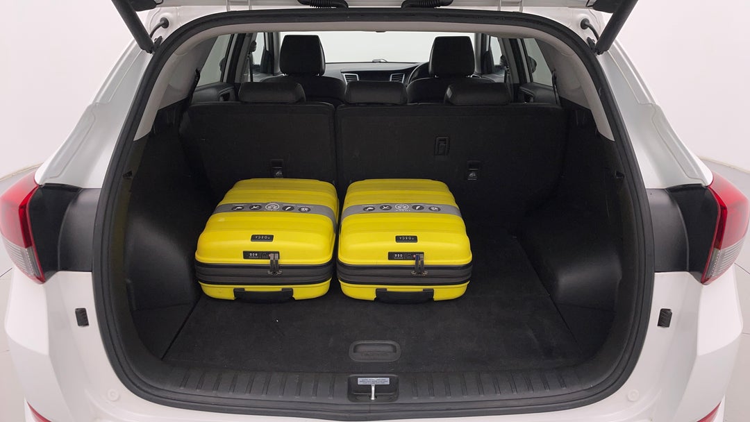 Boot Inside View with Luggage