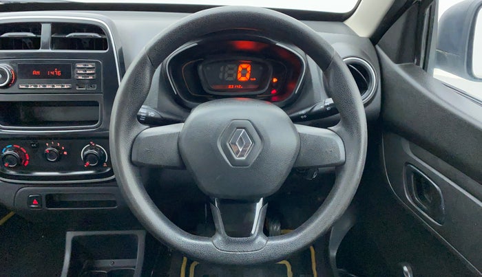 2017 Renault Kwid RXL, Petrol, Manual, 83,380 km, Steering Wheel Close Up
