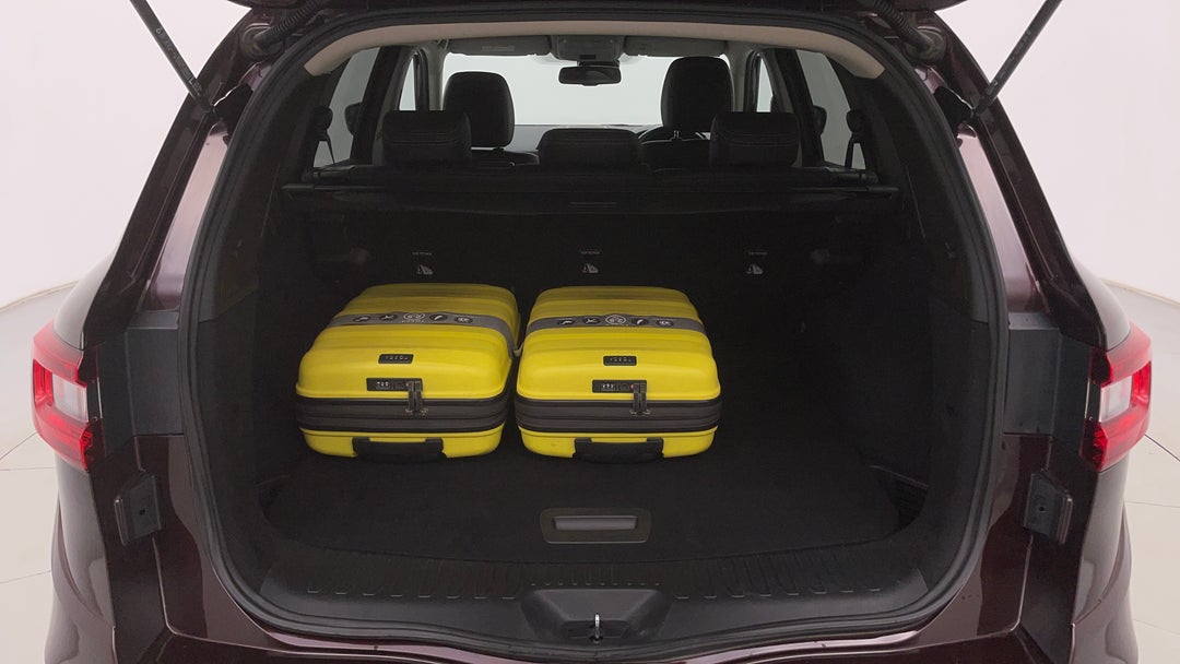 Boot Inside View with Luggage