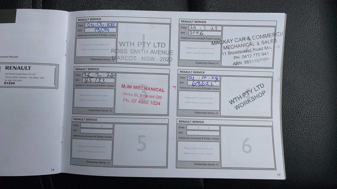 Service History