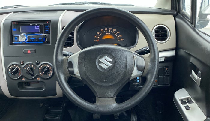 2013 Maruti Wagon R 1.0 LXI, Petrol, Manual, 1,12,490 km, Steering Wheel Close Up