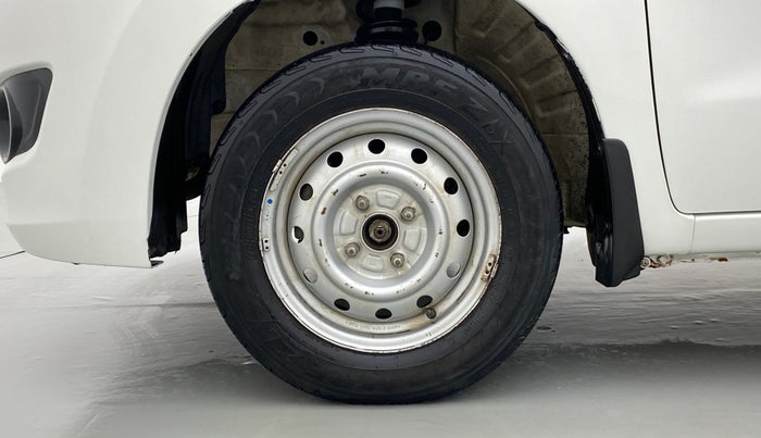 2013 Maruti Wagon R 1.0 LXI, Petrol, Manual, 1,12,490 km, Left Front Wheel