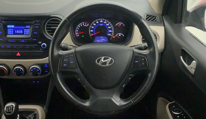 2015 Hyundai Grand i10 ASTA 1.2 KAPPA VTVT, Petrol, Manual, 23,538 km, Steering Wheel Close Up