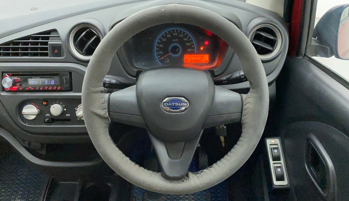2017 Datsun Redi Go A, Petrol, Manual, 87,977 km, Steering Wheel Close Up