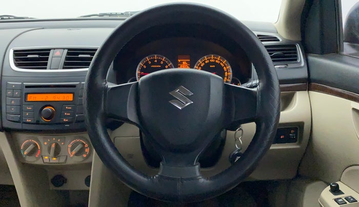 2012 Maruti Swift Dzire VXI, Petrol, Manual, 64,175 km, Steering Wheel Close Up