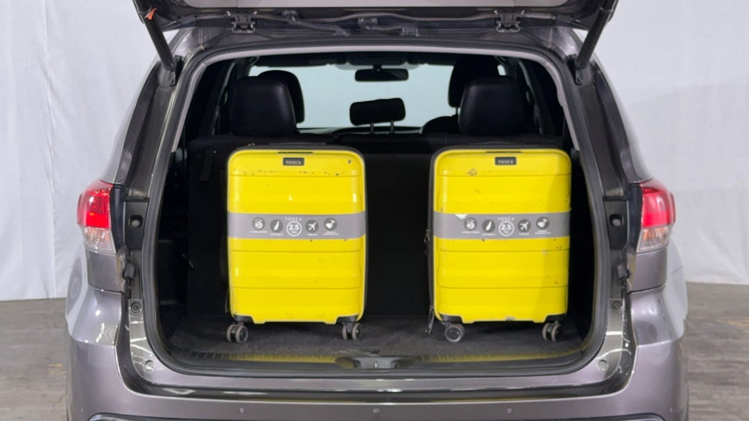 Boot Inside View with Luggage