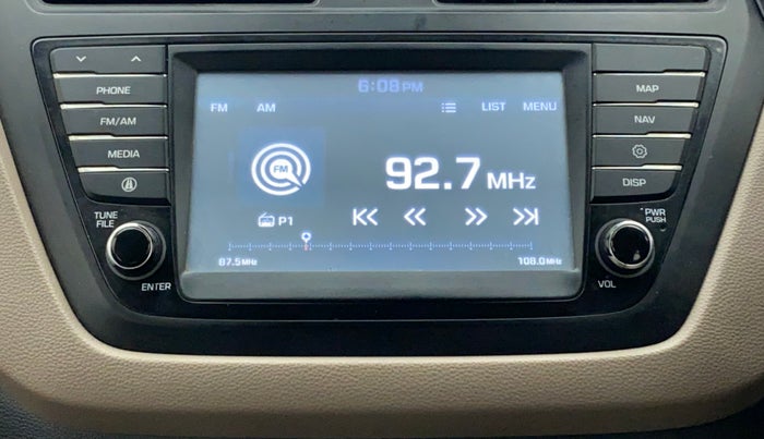 2017 Hyundai Elite i20 ASTA 1.2, Petrol, Manual, 58,632 km, Infotainment System