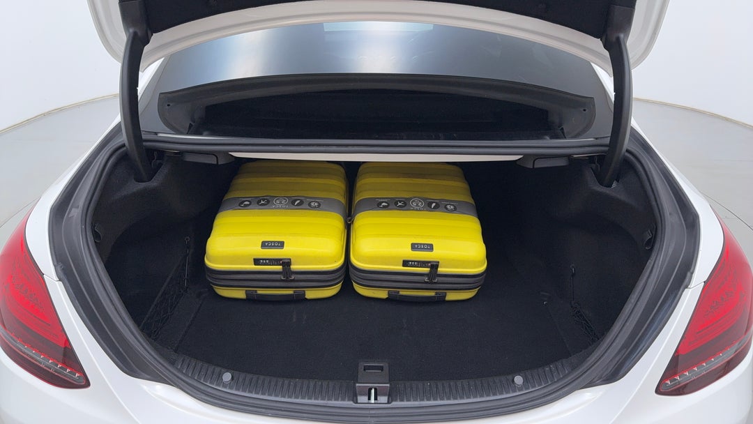Boot Inside View with Luggage