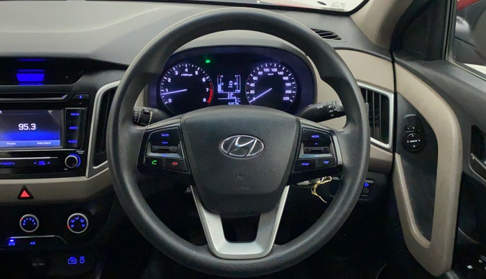 2017 Hyundai Creta E PLUS 1.6 PETROL, Petrol, Manual, 93,639 km, Steering Wheel Close Up