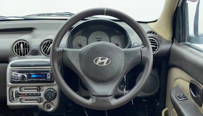 2013 Hyundai Santro Xing GL PLUS, Petrol, Manual, 1,03,030 km, Steering Wheel Close Up