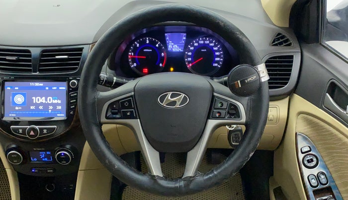 2017 Hyundai Verna 1.6 CRDI SX, Diesel, Manual, 90,504 km, Steering Wheel Close Up