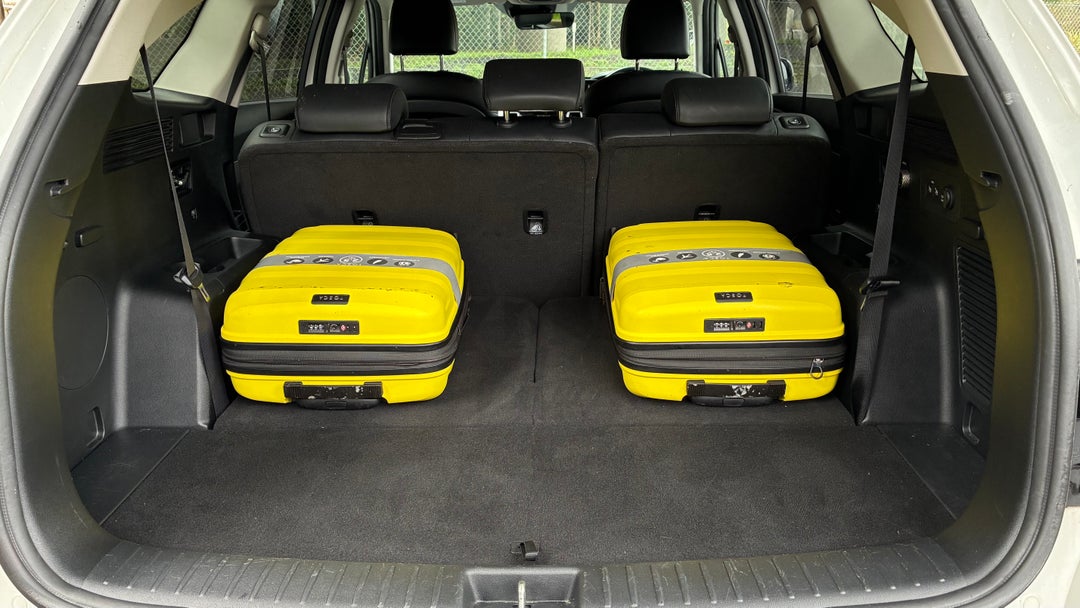 Boot Inside View with Luggage