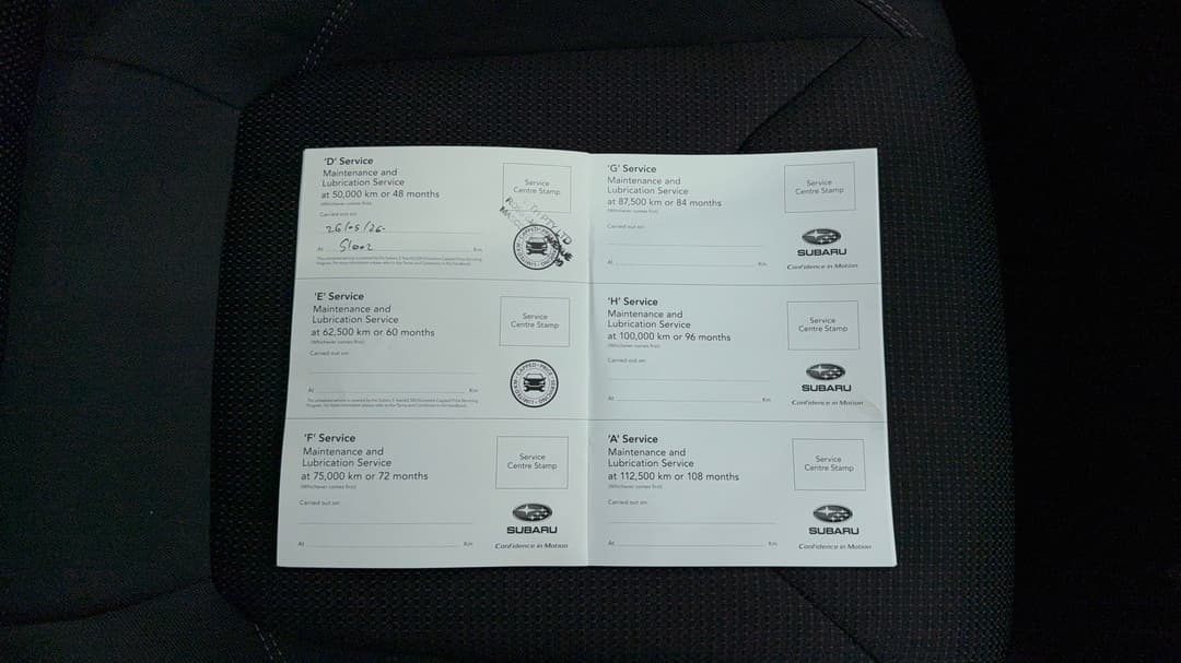 2024 Subaru Forester 2.5i (AWD), Automatic, 58157 km, Service History