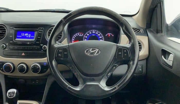 2015 Hyundai Grand i10 ASTA 1.2 KAPPA VTVT, Petrol, Manual, 59,204 km, Steering Wheel Close Up