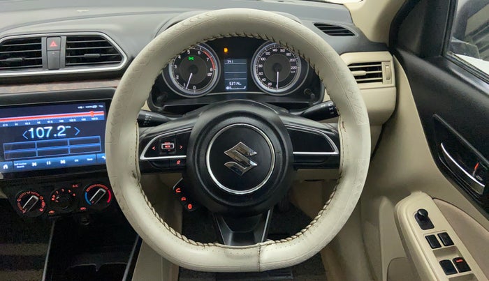 2017 Maruti Dzire VXI, Petrol, Manual, 53,980 km, Steering Wheel Close Up