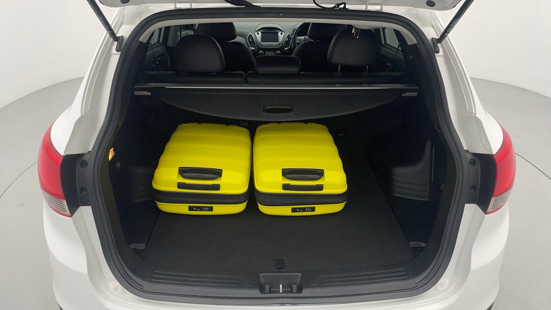 Boot Inside View with Luggage