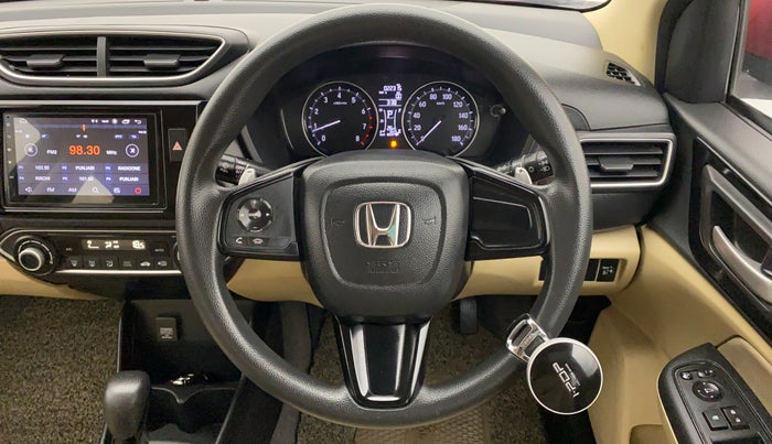2019 Honda Amaze 1.2 V CVT I VTEC, Petrol, Automatic, 22,343 km, Steering Wheel Close Up