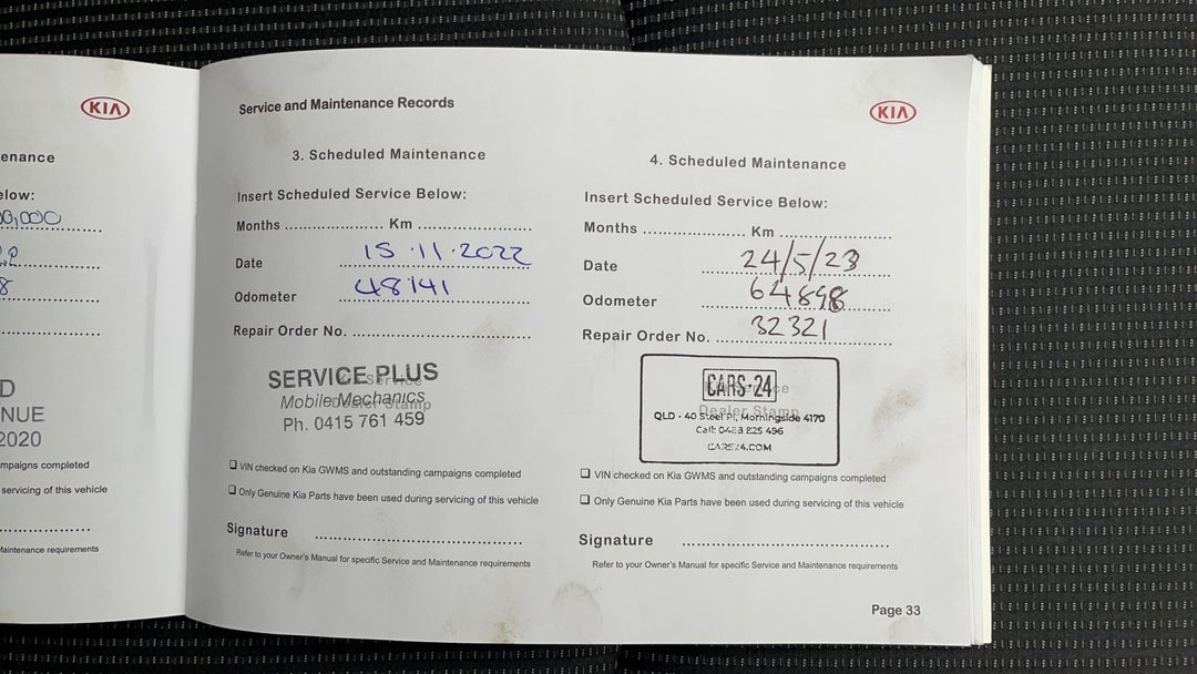 2019 Kia Cerato S, Automatic, 64899 km, Service History