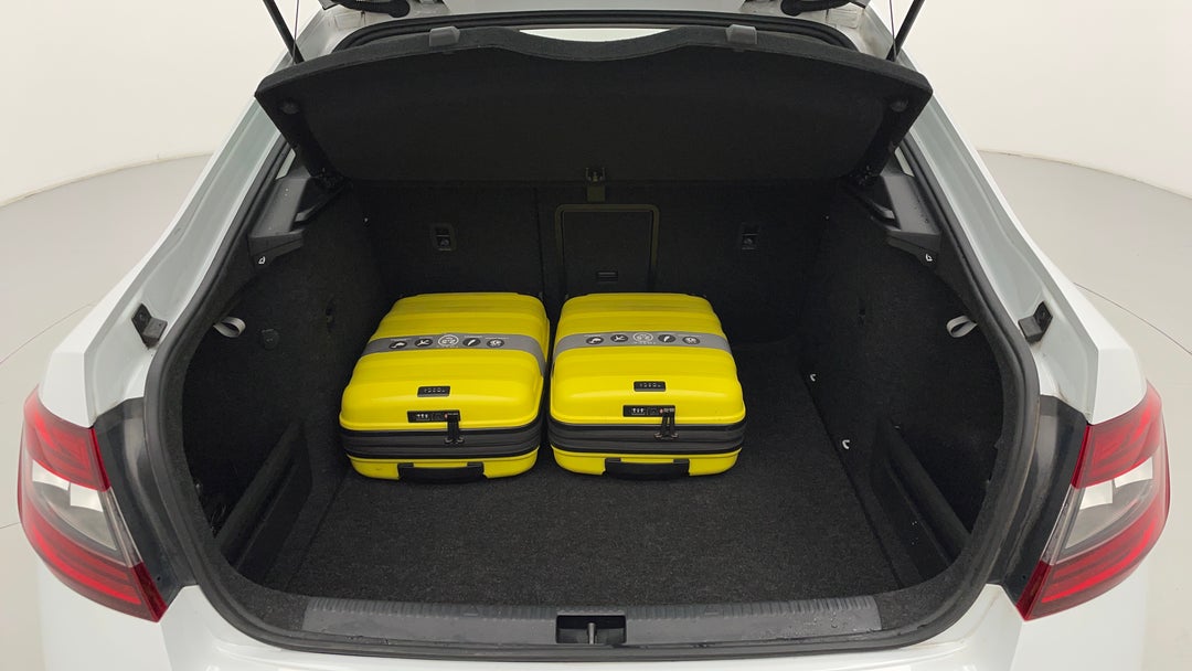 Boot Inside View with Luggage