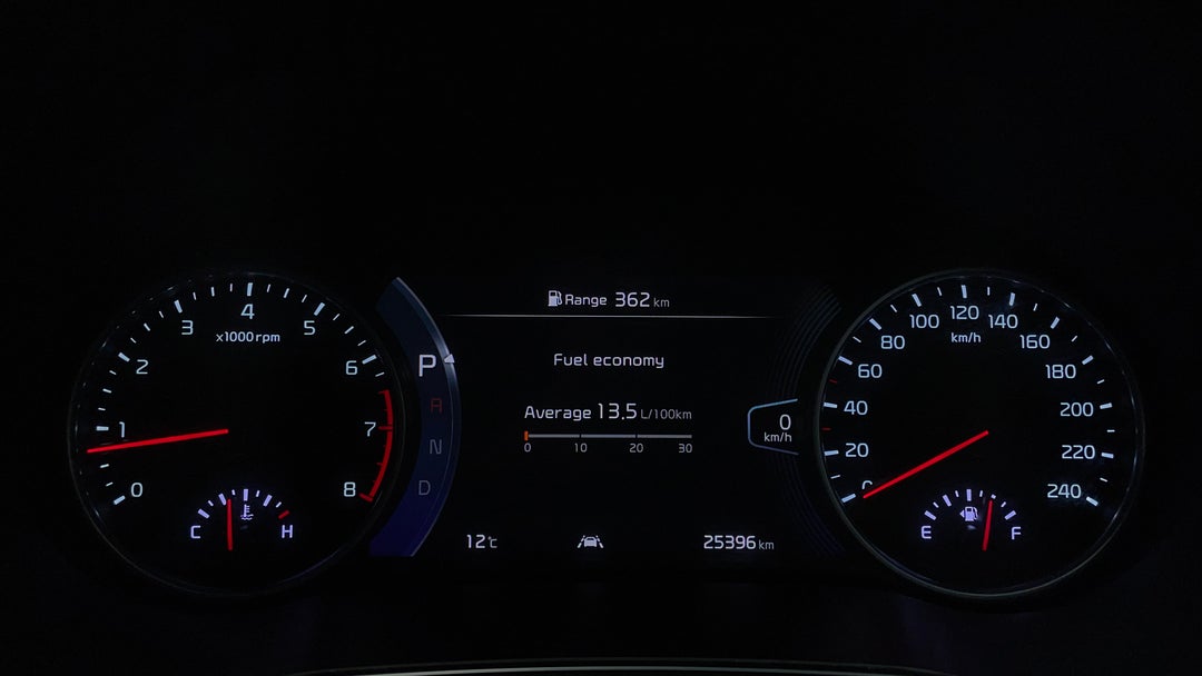 2022 Kia Seltos Gt-line (awd), Automatic, 25396 km, Odometer View