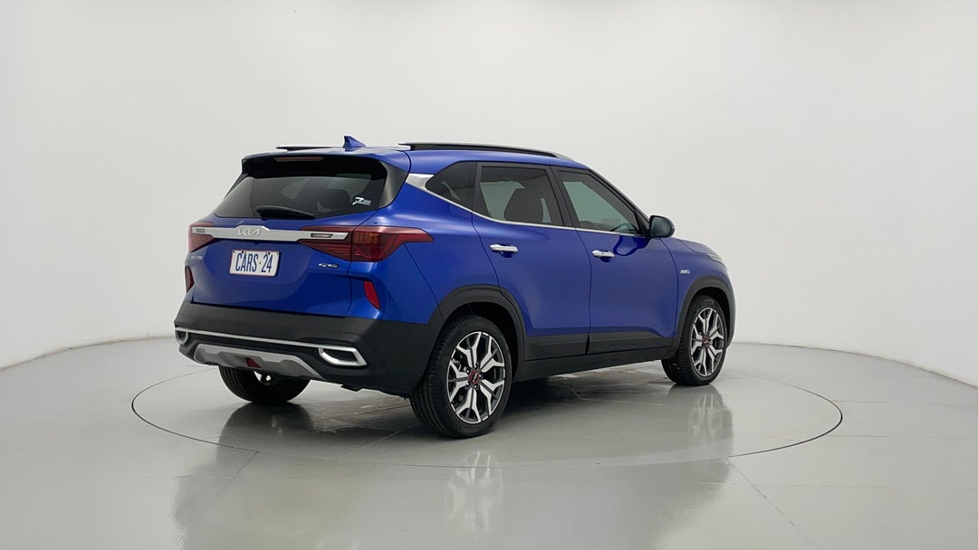 2022 Kia Seltos Gt-line (awd), Automatic, 25396 km, Right Back Diagonal (45- Degree) View