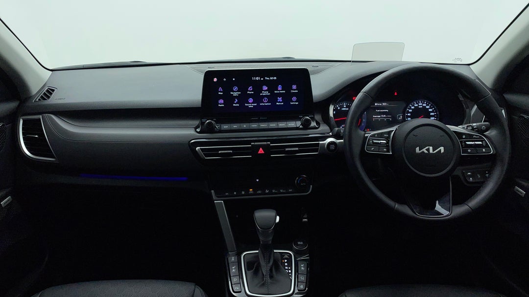 2022 Kia Seltos Gt-line (awd), Automatic, 25396 km, Dashboard View