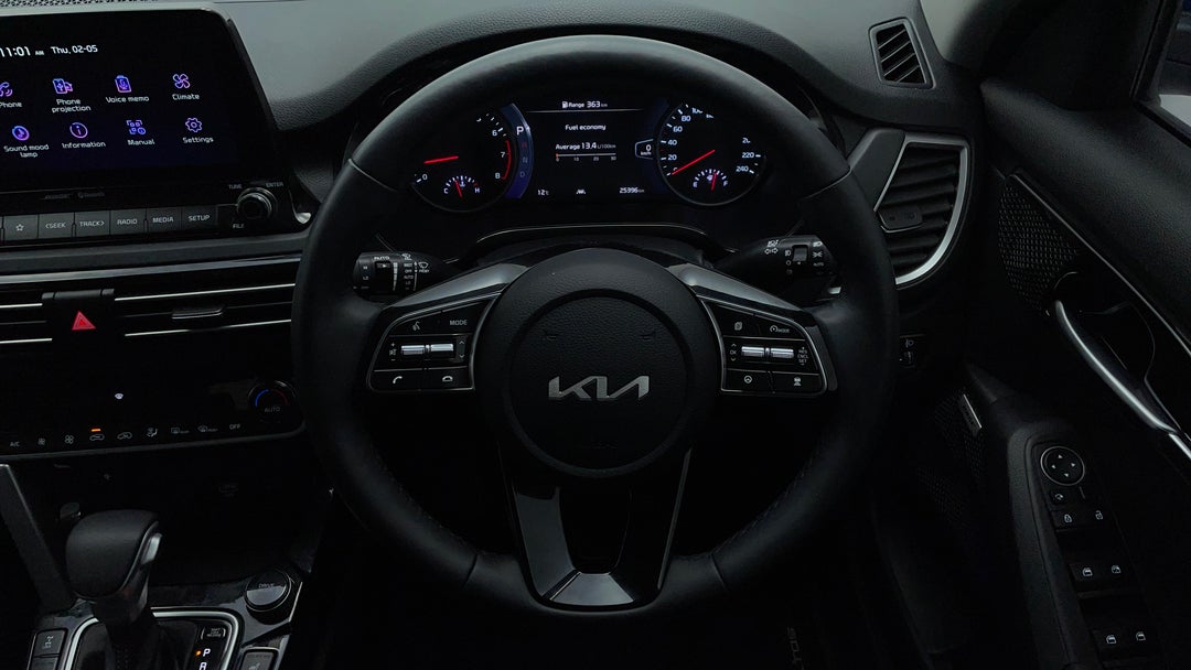 2022 Kia Seltos Gt-line (awd), Automatic, 25396 km, Steering Wheel Close-up