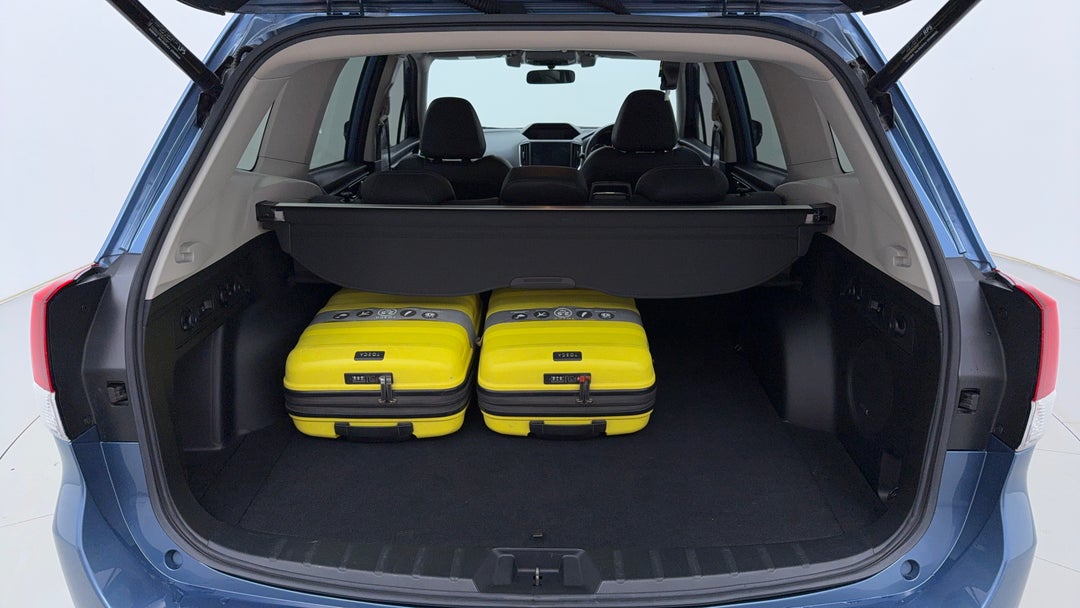 Boot Inside View with Luggage