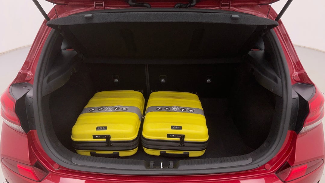 Boot Inside View with Luggage