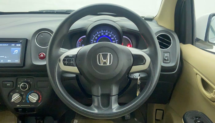 2015 Honda Amaze 1.2 SMT I VTEC, Petrol, Manual, 51,214 km, Steering Wheel Close Up