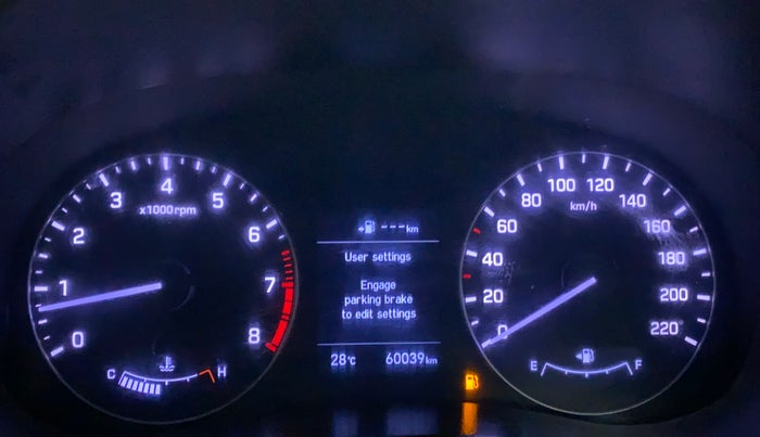 2018 Hyundai Creta SX (O) 1.6 PETROL, Petrol, Manual, 60,036 km, Odometer Image