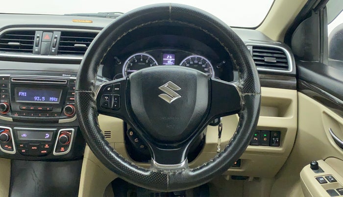 2017 Maruti Ciaz DELTA 1.4 VVT, Petrol, Manual, 33,823 km, Steering Wheel Close Up