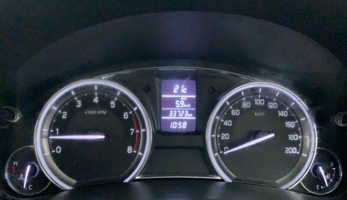2017 Maruti Ciaz DELTA 1.4 VVT, Petrol, Manual, 33,823 km, Odometer Image