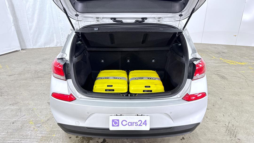 2018 Hyundai i30 Active, Manual, 102622 km, Boot Inside View with Luggage